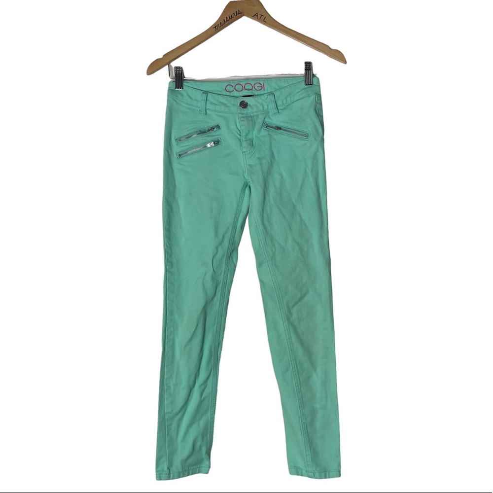 Coogi Aqua Color Pants Size 14